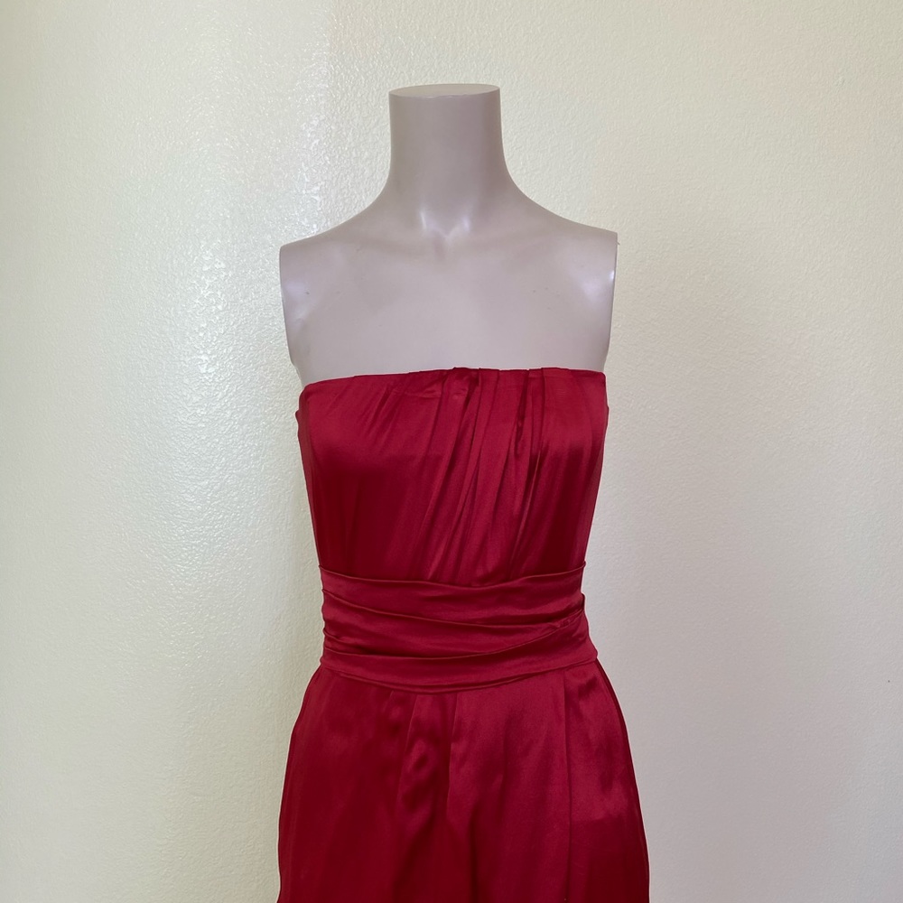 Dolce & Gabbana Scarlet Strapless Dress - Picture 8 of 10